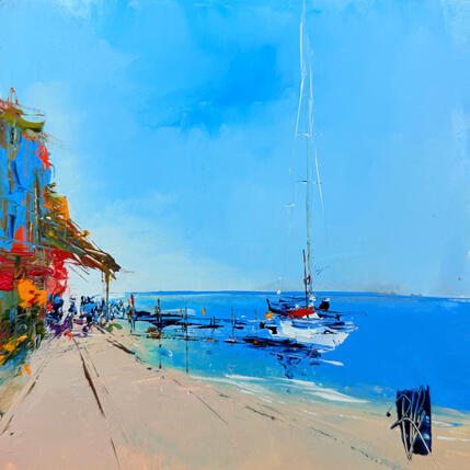 Painting Resto bord de mer by Raffin Christian | Painting