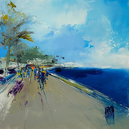 Pintura Balade bord de mer por Raffin Christian | Pintura