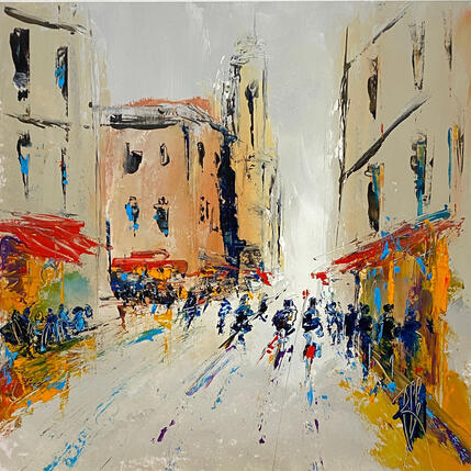 Pintura Passage en ville por Raffin Christian | Pintura