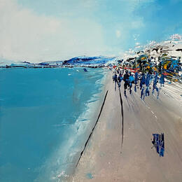 Painting Sur la promenade by Raffin Christian | Painting