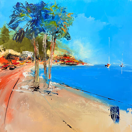 Painting Promenade des Anglais by Raffin Christian | Painting