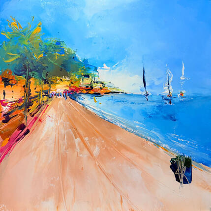 Painting Sur la promenade by Raffin Christian | Painting