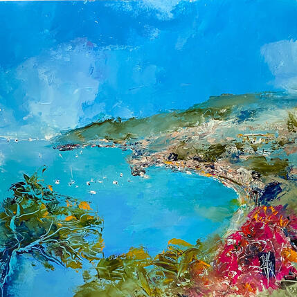 Pintura Vue sur mer por Raffin Christian | Pintura