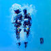 Painting Tout contre Toi by Raffin Christian | Painting Figurative Life style Oil
