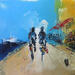 Painting Un peu de Nous by Raffin Christian | Painting Figurative Life style Oil