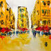 Painting Vieille ville by Raffin Christian | Painting Figurative Urban Oil