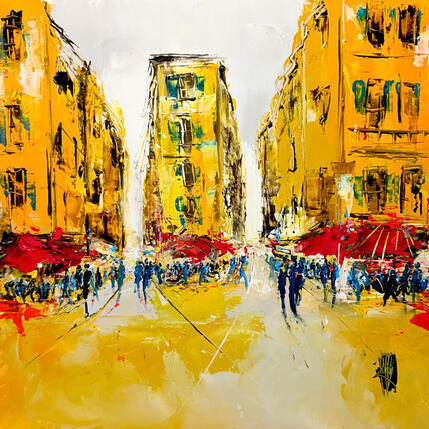 Painting Vieille ville by Raffin Christian | Painting