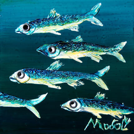 Painting Demi-tourus by Moogly | Painting Raw art Acrylic, Pigments, Resin Animals, Pop icons