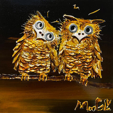 Painting Chantagius by Moogly | Painting Raw art Acrylic, Pigments, Resin Animals