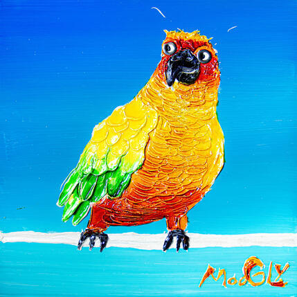 Painting Idyliqus by Moogly | Painting Raw art Acrylic, Pigments, Resin Animals