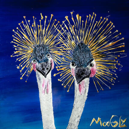 Painting Suportus by Moogly | Painting Raw art Acrylic, Pigments, Resin Animals