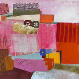 Painting Au bord de la piscine by Lau Blou | Painting