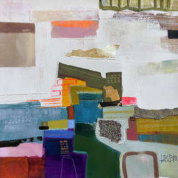 Painting Chercher de la hauteur by Lau Blou | Painting