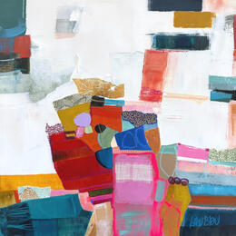 Painting Derrière la petite fenêtre by Lau Blou | Painting