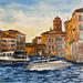 Painting Promenade à Venise by Sorokopud Angelina | Painting