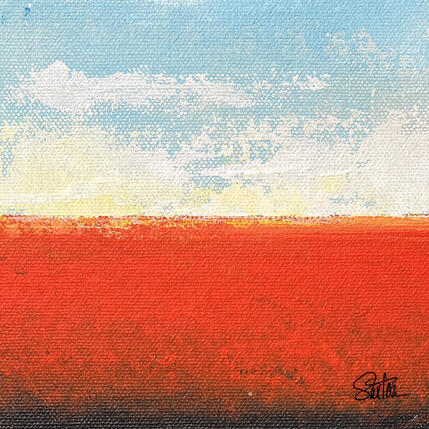 Painting Etude Red 2 by Saxton Patricia | Painting