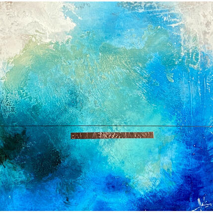 Painting Abstraction #4351 by Hévin Christian | Painting Abstract Acrylic, Oil, Pastel Minimalist