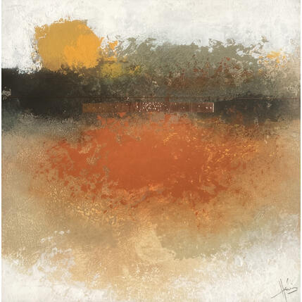 Peinture Abstraction #4347 par Hévin Christian | Tableau Abstrait Acrylique, Huile, Pastel Minimaliste