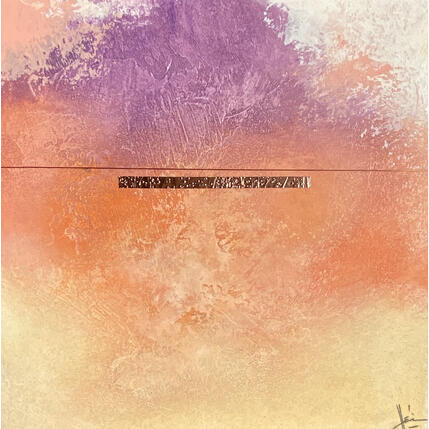 Peinture Abstraction #4350 par Hévin Christian | Tableau Abstrait Acrylique, Huile, Pastel Minimaliste