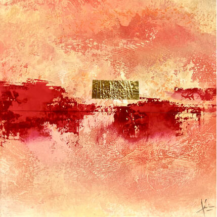 Peinture Abstraction #4356 par Hévin Christian | Tableau Abstrait Acrylique, Huile, Pastel Minimaliste