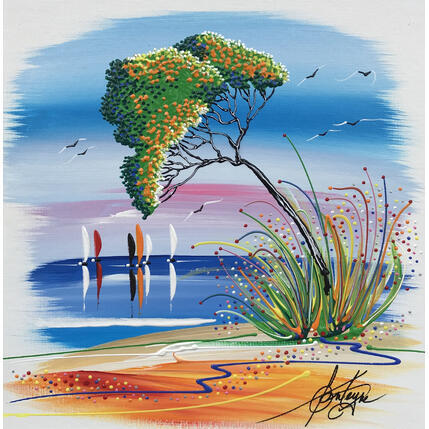 Peinture Les jours de soleil par Fonteyne David | Tableau Figuratif Acrylique