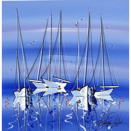 Peinture Je t'attends par Fonteyne David | Tableau Figuratif Acrylique