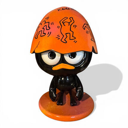 Sculpture P'TIT CALI HARING by Le Marquis | Sculpture Pop-art Acrylic, Resin Pop icons