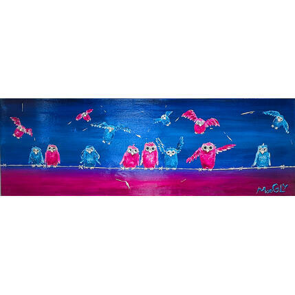 Painting Bichromius by Moogly | Painting Raw art Acrylic, Pigments, Resin Animals