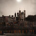 Painting Nocturne à Lyon by Rey Julien | Painting Figurative Gold leaf