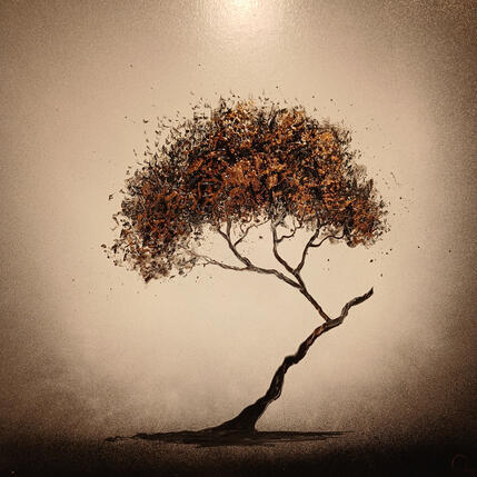 Painting En pleine nature by Rey Julien | Painting Figurative Gold leaf