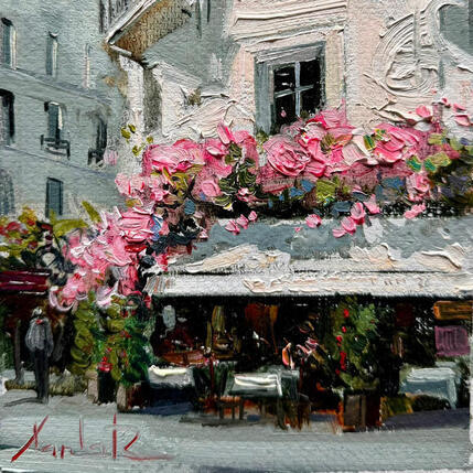 Painting Rose Canopy Café by Xanlar | Painting