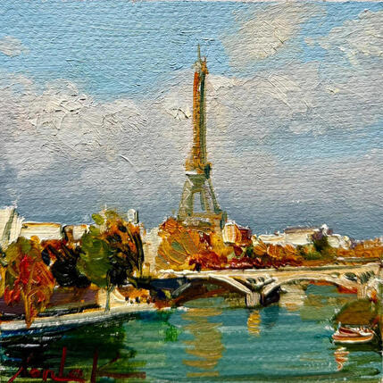 Painting Seine Morning by Xanlar | Painting