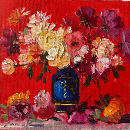 Painting Red Still Life by Xanlar | Painting