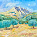 Painting Sainte victoire by Arkady | Painting Figurative Oil