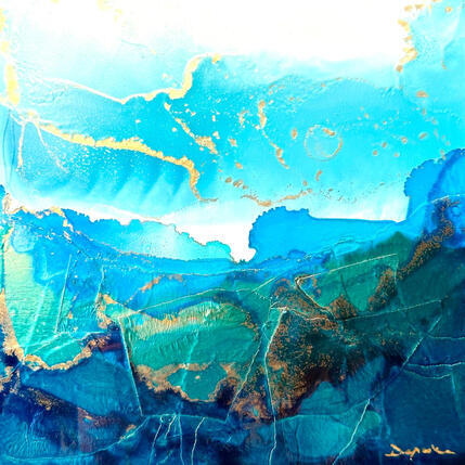 Painting 2974  Poésie Marine by Depaire Silvia | Painting Abstract Acrylic