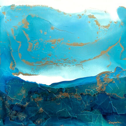 Painting 2207  Poésie Marine by Depaire Silvia | Painting Abstract Acrylic Pop icons