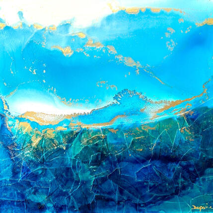 Painting 2877  Poésie Marine by Depaire Silvia | Painting Abstract Acrylic Pop icons