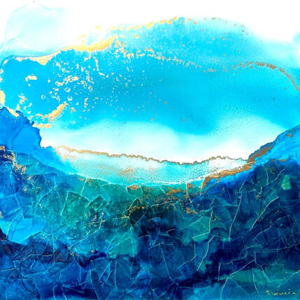 Painting 2763  Poésie Marine by Depaire Silvia | Painting Abstract Acrylic Pop icons