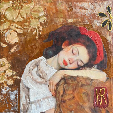 Gemälde La belle  von Romanelli Karine | Gemälde