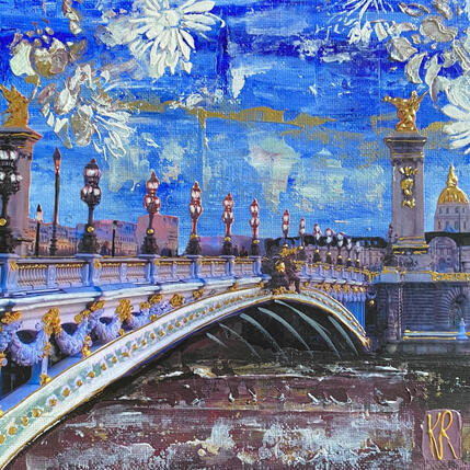 Gemälde L’heure bleue  von Romanelli Karine | Gemälde