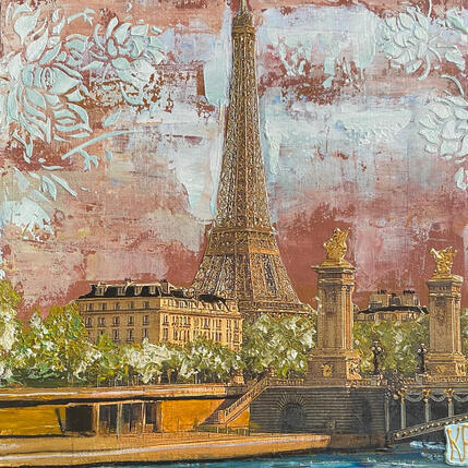 Gemälde Paris en mai  von Romanelli Karine | Gemälde