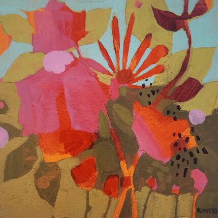 Painting Petal Party by Kivisto Jamie | Painting