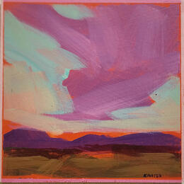 Painting Roam by Kivisto Jamie | Painting Abstract Acrylic Landscapes