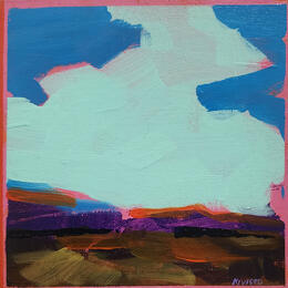 Painting Stay Awhile by Kivisto Jamie | Painting Abstract Acrylic Landscapes