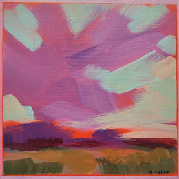 Painting Wide Open Spaces by Kivisto Jamie | Painting Abstract Acrylic Landscapes