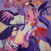 Painting Retro Bloom by Kivisto Jamie | Painting