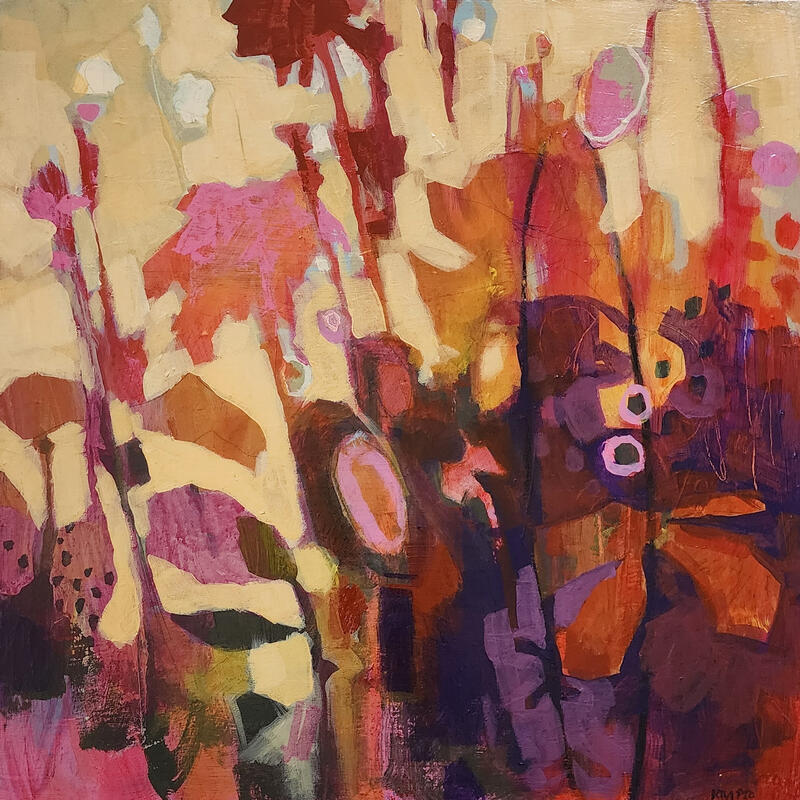 Peinture Garden Whim par Kivisto Jamie | Tableau Abstrait Nature