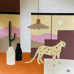 Peinture Texas Dream 2.0 par Birsak Mariah | Tableau Figuratif Acrylique