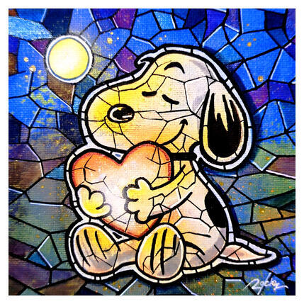 Peinture San Snoopy  par Rocky Chaplin | Tableau