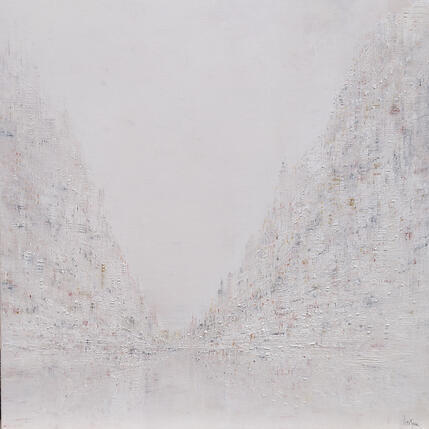 Gemälde White element von Levesque Emmanuelle | Gemälde  Öl